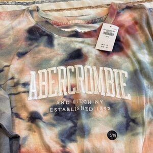 Abercrombie & Fitch Multicolor Tie-Dye Tee